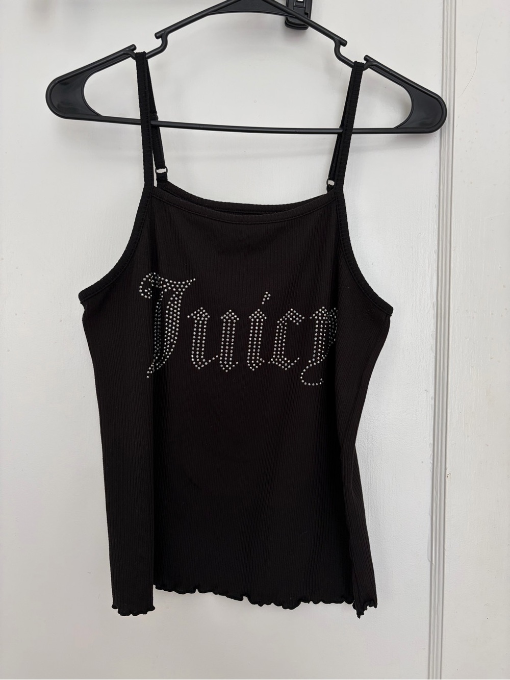Juicy Couture Y2K Vintage Rhinestone Strap Tank Top
